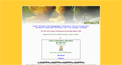 Desktop Screenshot of eco-bio.info